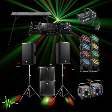 Festpakke 3 m/DJ pult 